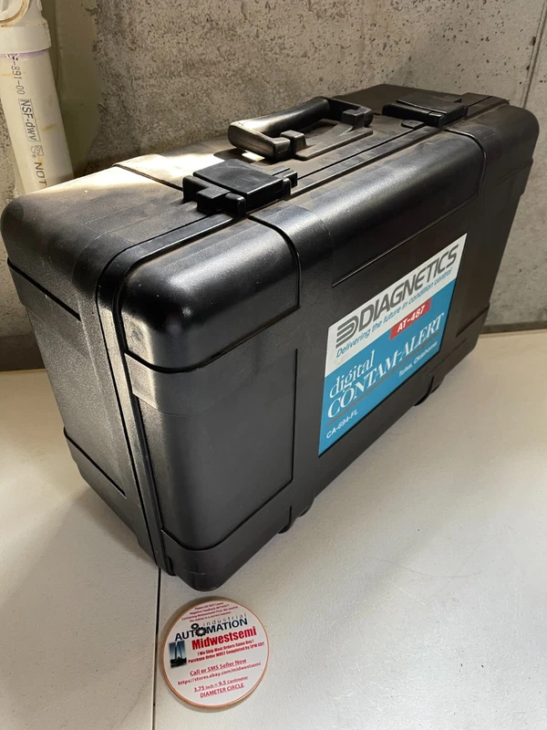 DIAGNETICS AT-487 CA-694-FL PCM DIGITAL CONTAM-ALERT PORTABLE CONDITION MONITOR 2 CONTAM ALERT 0