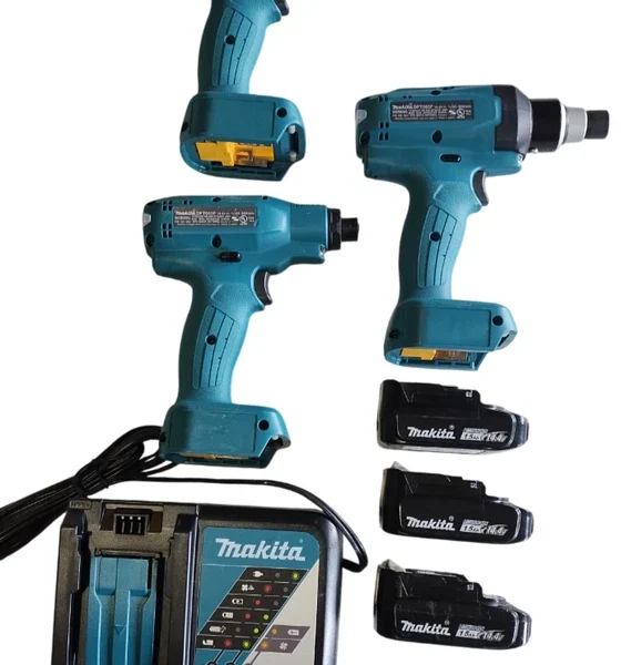 Makita ADJ Torque Screw Driver Pistol grip Lot/2pc DFT045F/1pc DFT085F W/Acc