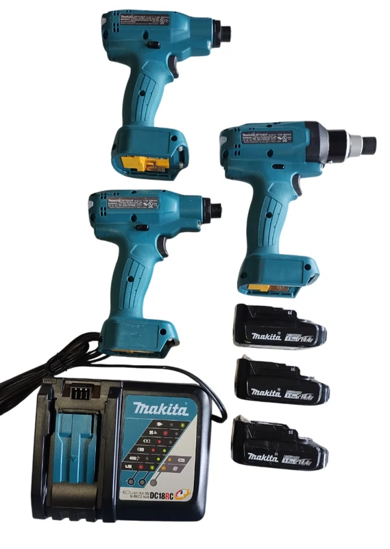 Makita ADJ Torque Screw Driver Pistol grip Lot/2pc DFT045F/1pc DFT085F W/Acc 2 DFT045F 0