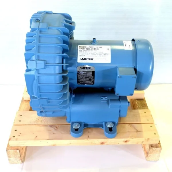 MINT CONDITION 515551 AMETEK ROTRON MOTOR + blower DR757D89XL 5HP TEFC 230/460