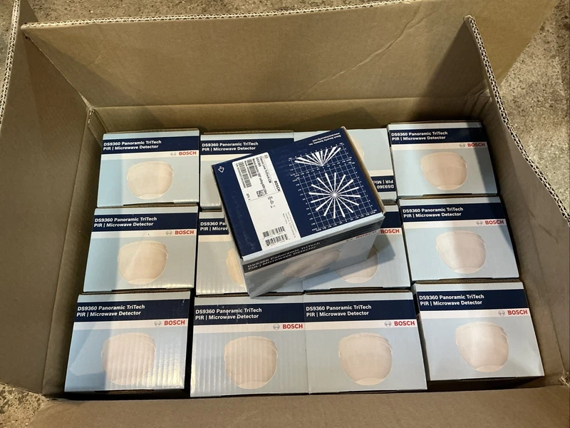 Bosch DS9360 Panoramic TriTech PIR Microwave Detector Lot Of 52 2 DS9360 0