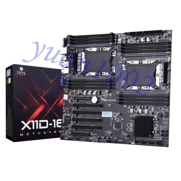 1PCS NEW HUANANZHI X11D-16D 16*DDR4 Dual-socket server motherboard Fast delivery