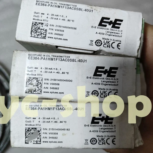 new E+E EE364-PA1HM1F13ACOSBL-40U1 Oil Moisture Sensor via FedEx or DHL