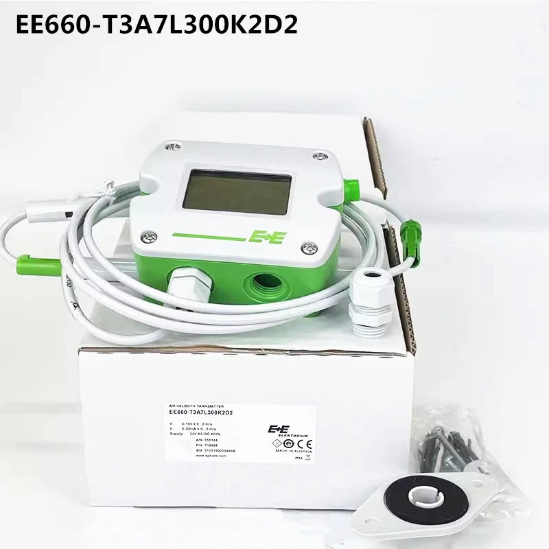 1pcs E+E EE660-T3A7L300K2D2 Air Velocity Transmitter Sensor Split Band Display 2 EE660 T3A7L300K2D2 0