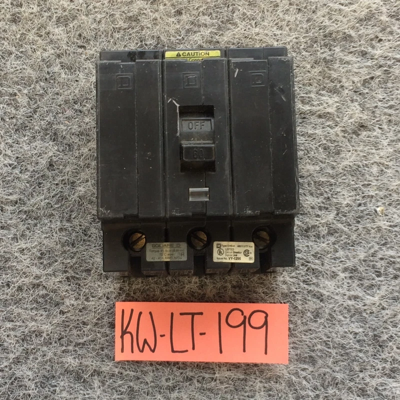 Square D EHB34060 60A 3 Pole Molded Case Circuit Breaker NOS * Ships Same Day* 2 EHB34060 0