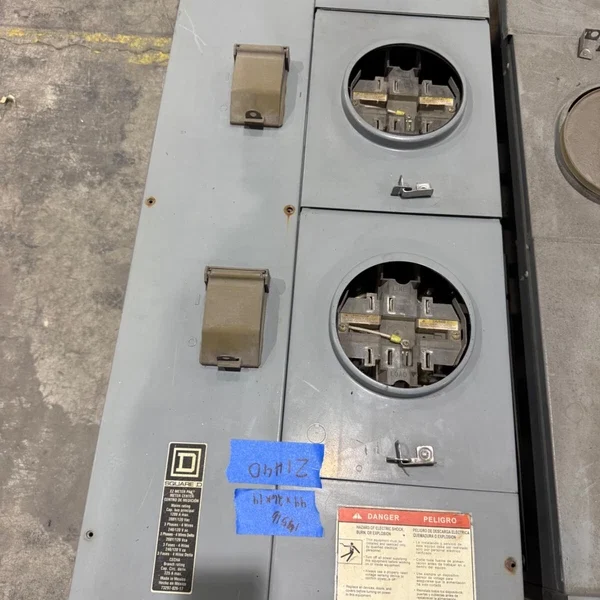 SQUARE D SCHNEIDER EZML332225 3 POLE METER STACK BOX CIRCUIT BREAKER