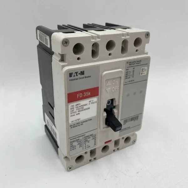 Eaton FD3150 Circuit Breaker 150A 3P 600V 3PH FD 35K 150 Amp 3 Pole Bolt On New