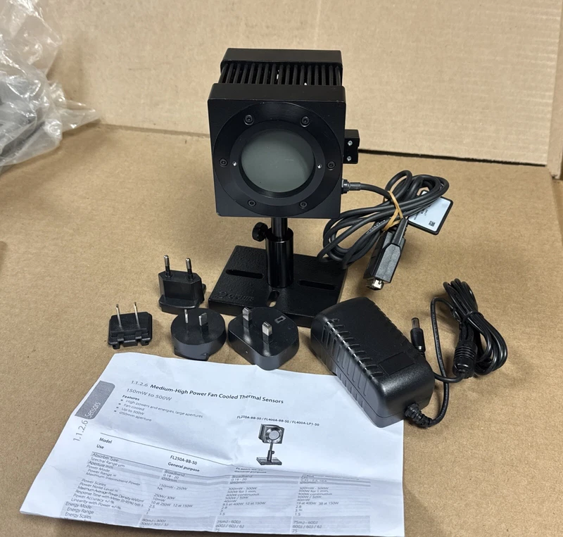 NEW OPHIR FL400A-BB-50 7Z02734 Thermal Laser Power Sensor 0.19-20 ?m 300mW-500W 2 FL400A BB 50 0