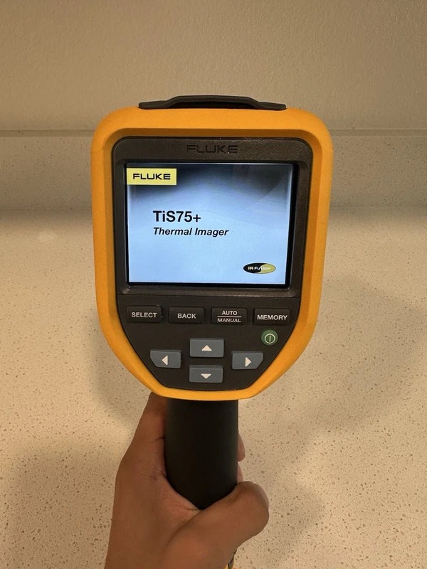 Fluke TiS75+ 27 Hz, 384x288, Thermal Imaging Camera with Fluke Connect 2 FlukeTiS75 0