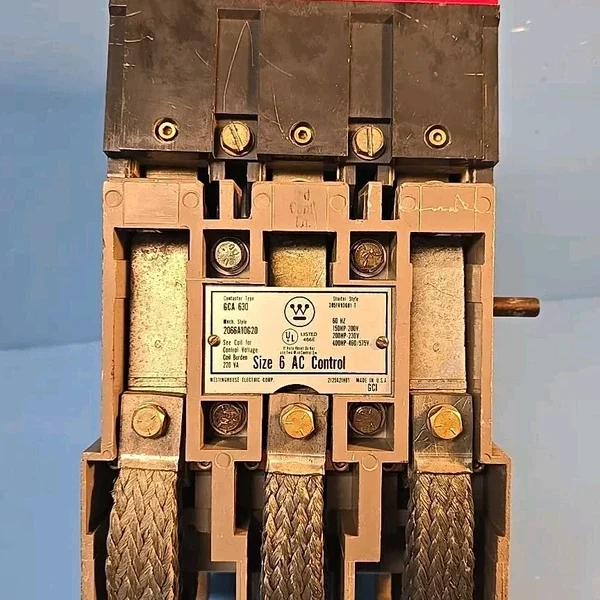WESTINGHOUSE GCA-630 SIZE 6 AC 400HP 600V CONTACTOR
