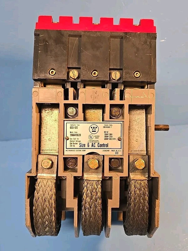 WESTINGHOUSE GCA-630 SIZE 6 AC 400HP 600V CONTACTOR 2 GCA 630 0