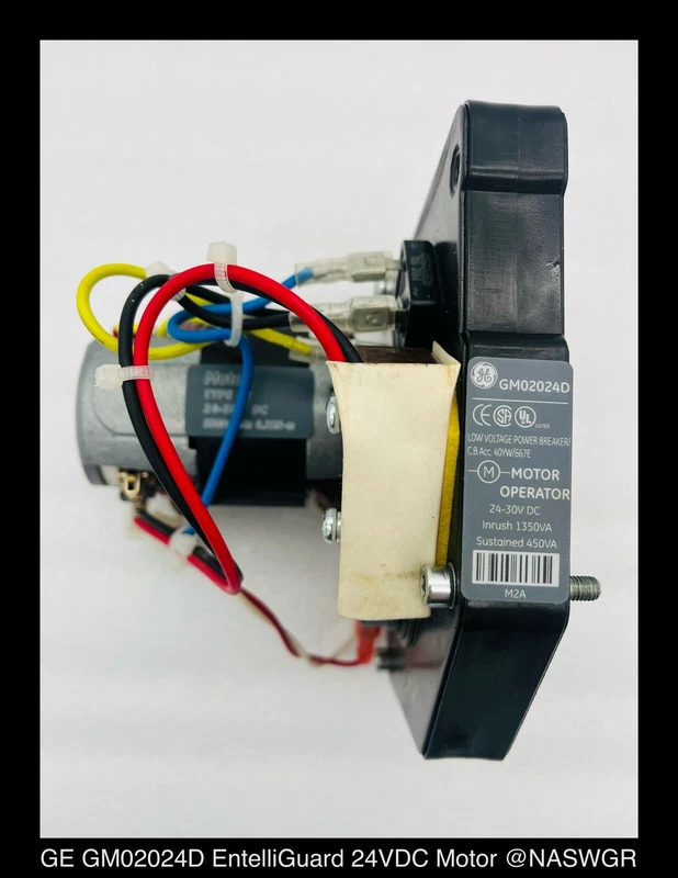 GE GM02024D Motor Operator for General Electric EntelliGuard G ~ 24VDC GM02024D 2 GM02024D 0