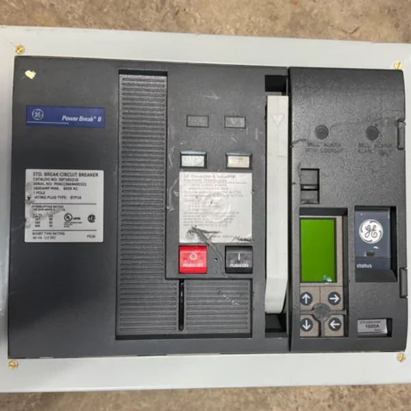 G.E. SSF16G216 POWER BREAK II CIRCUIT BREAKER 1600 A 3P 600V GTP1600U1640 1600 A