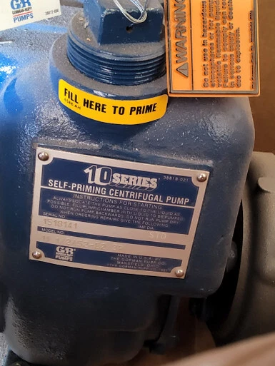 Gorman-Rupp 11 1/2A52-E2 Cast Iron Self Priming Pump - New