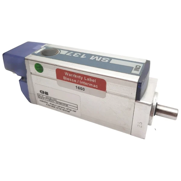 CNI H0102D137B2 SM137 Servo Motor 24VDC 100mA 4400RPM, 0.54Nm, ?10mm Shaft, DB9M