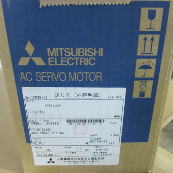 Mitsubishi HF-SP1024BK AC Servo Motor NEW!!! in Factory Sealed Box Free Shipping