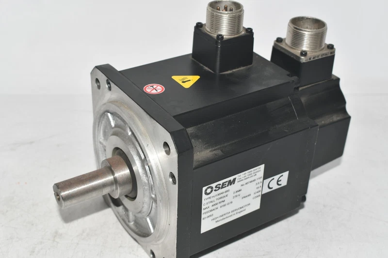 NEW HAAS 62-0053 Servo Motor SEM Part # HJ130A8-68S 16A 270V 4000RPM England 2 HJ130A8 68S 0