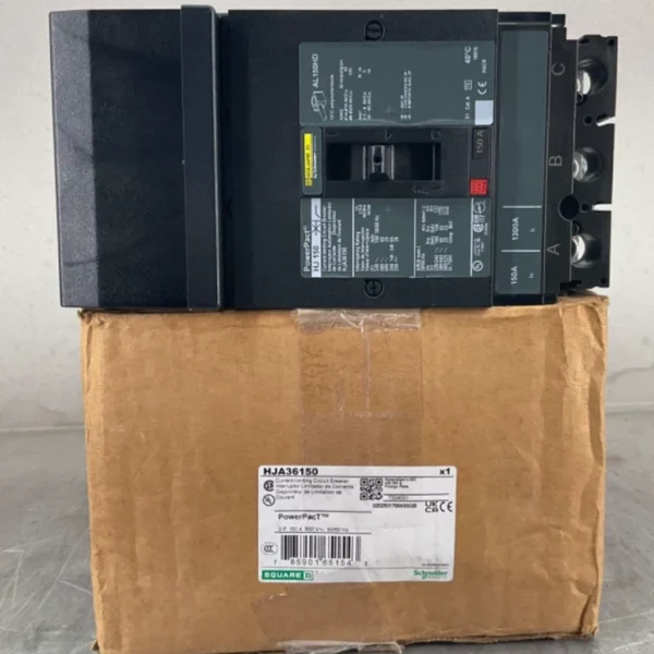 NEW SQUARE D HJA36150 ILINE POWERPACT CIRCUIT BREAKER 150 A 3P 600V