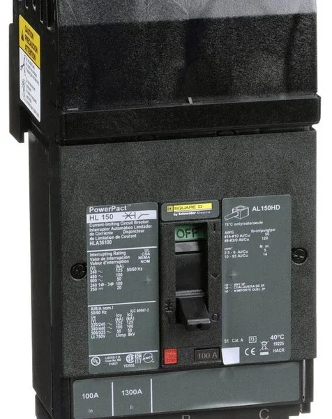 Square D HLA36100 Molded Case Breakers (MCCBs)