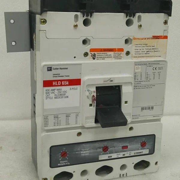 Cutler-Hammer HLD3600F LT3600T 3Pole 600A Circuit Breaker