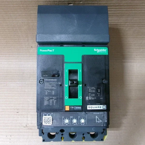 New Take Out Square D HRA HRA36100U33X 3 Pole 100Amp 600V Circuit Breaker