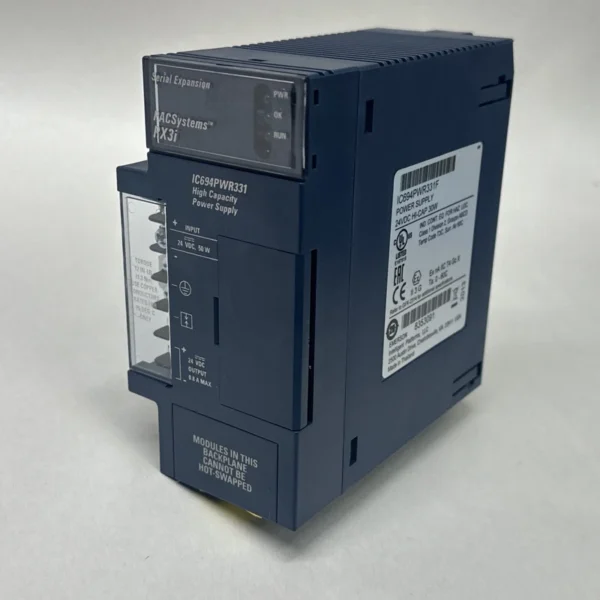 GE Fanuc Emerson IC694PWR331F RX3i Power Supply Module IC694PWR331 Hi-Cap Module