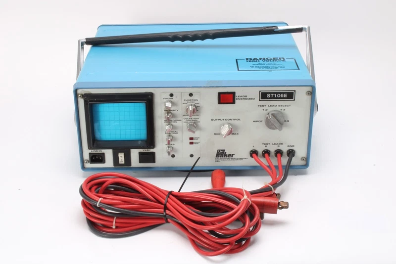 Baker ST106E 6.0KV Surge / DC High-Potential Motor Tester - Fair Condition 2 High Potential 0
