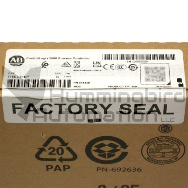 2025 Allen Bradley 1756-L81EP /B ControlLogix SEALED Process Surplus *US SELLER*