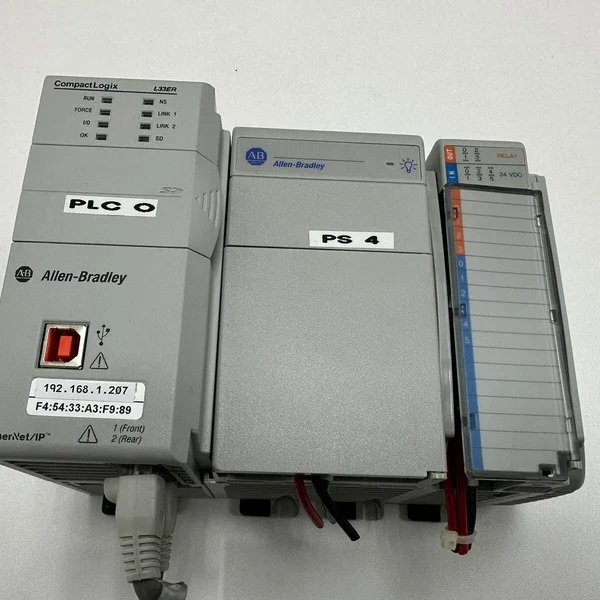 ALLEN BRADLEY 1769-L33ER CompactLogix 2MB 1769-PB2 , 1769-IQ6XOW4 complete set