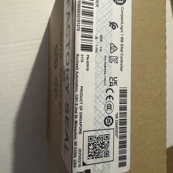 NEW 1769-L30ER-NSE Allen-Bradley CompactLogix 5370 ENet Processor 1769L30ERNSE