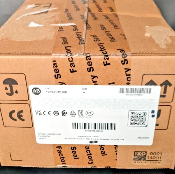 Allen Bradley 1783-CMS10B Stratix 5200 10 Port Switch, New in Factory Sealed box