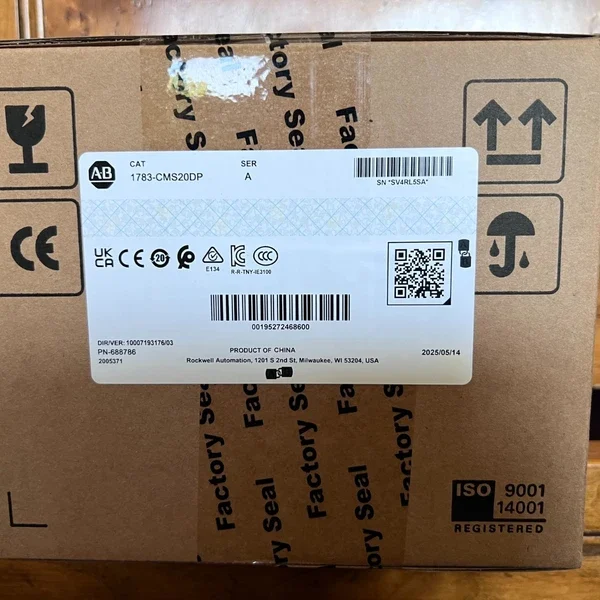 NEW - FACTORY SEAL -AB 1783-CMS20DP - Allen Bradley Stratix 5200 20 Ports Sw