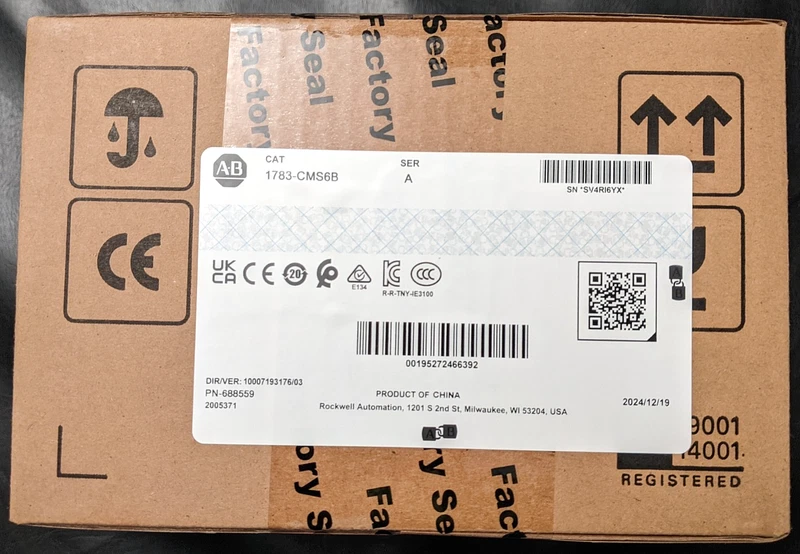 1783-CMS6B Allen-Bradley Stratix 5200 6 Port Switch, New in Factory sealed box 2 1783 CMS6B 0