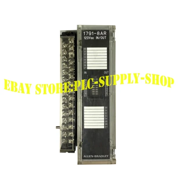 Allen-Bradley 1791-8AR Series B 120VAC 8-In/8-Out Block I/O Module 1x Via FEDEX