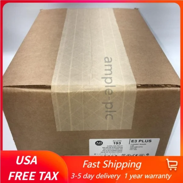 193-EC2AD E3 Pl Sealed Allen-Bradley Electronic Motor Protection US Free Tax