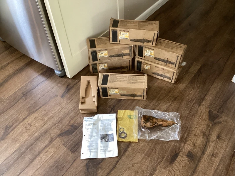 6 OEM CAT Caterpillar Fuel Injector 0R9349 3126B, C7 7.2 1995-2004 Engine Motor 2 1995 2004 0