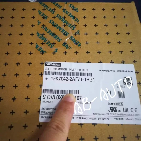 NEW 1FK7042-2AF71-1RG1 Servo Motor Brand Fast Shipping DHL/FedEX. Siemens