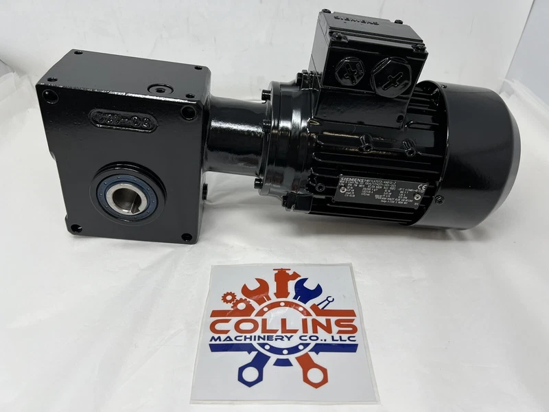 Siemens 1LA7073-4AB12-Z 3 Ph Motor With Swedrive FL50EO Gear Box - BRAND NEW 2 1LA7073 4AB12 Z 0