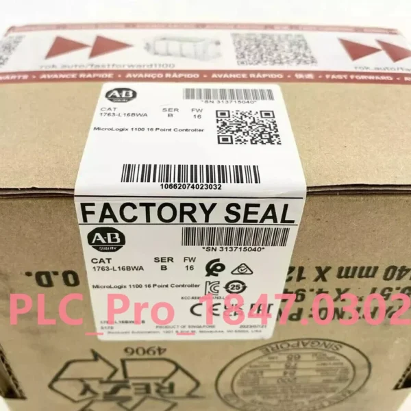 New Allen-Bradley 1763-L16BWA SER B MicroLogix1100 16 Point Controller