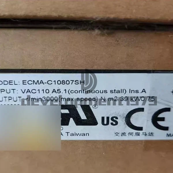 New DELTA ECMA-C10807SH servo motor