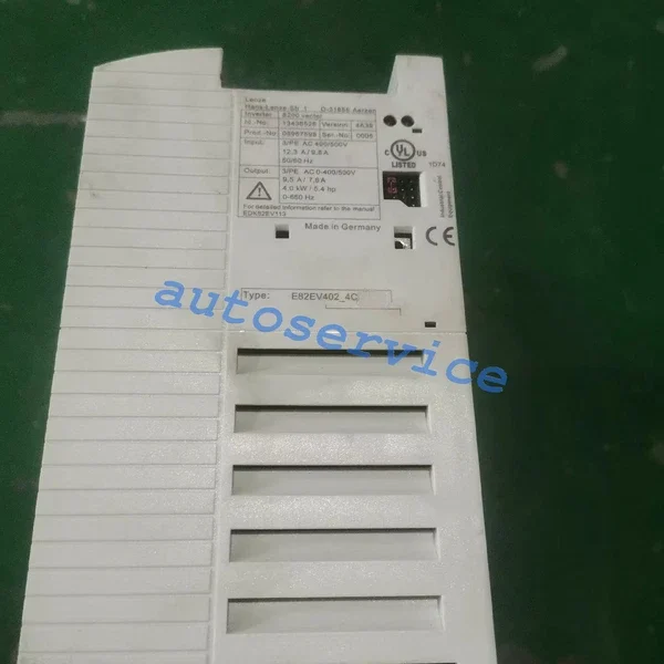 Used &tested Lenze E82EV402-4C 380V 4KW Inverter By Fedex or DHL