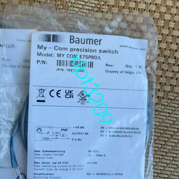 E75P80L NEW MY COM Switch Sensor FedEx or DHLb