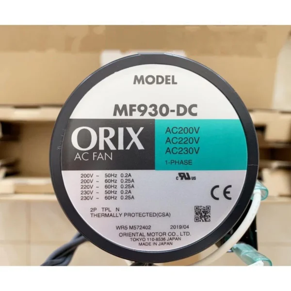 New ORIX MF930-DC AC200V cross flow cooling fan#QW