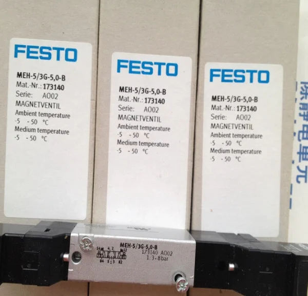 New Festo MEH-53G-5,0-B 173140 Solenoid Valve Free Shipping #FES