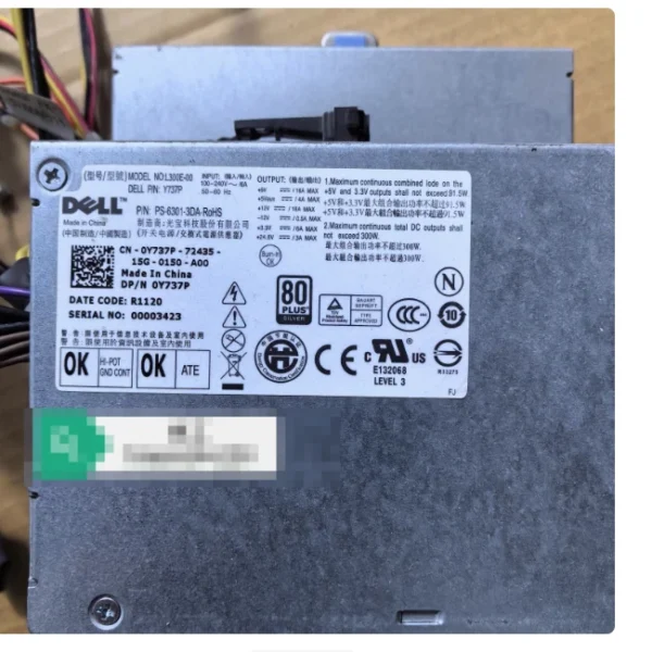 For D300ED-00 L300E-00 H197R Y737P Power Supply module #zh