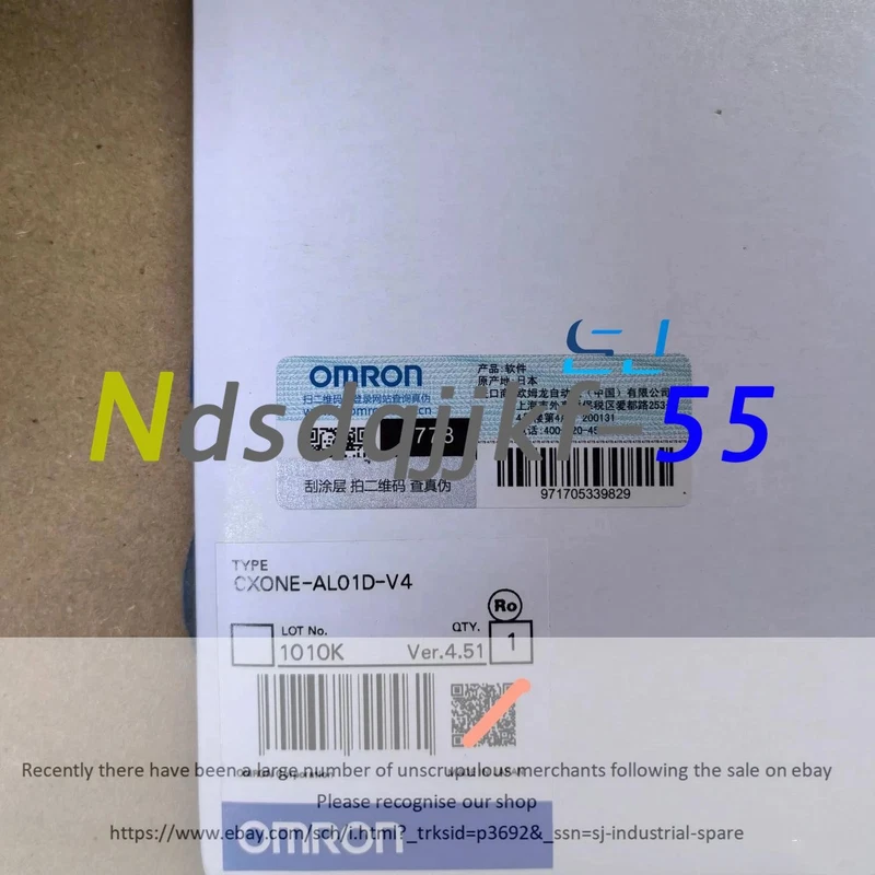 Brand new OMRON CXONE-AL01D-V4 Programming Software Free Shipping DHL 1 s l800 14208