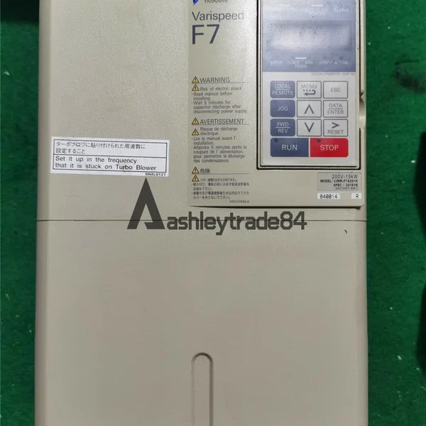 USED YASKAWA Frequency Converter CIMR-F7A2015 15KW 220V