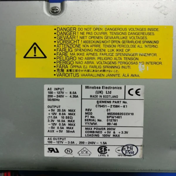 Used Siemens POWER SUPPLY C79451-Z1584-K1 Tested In Good#XR