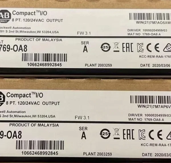 New Sealed AB1769-OA8 CompactLogix PLC Output Module 1769OA8