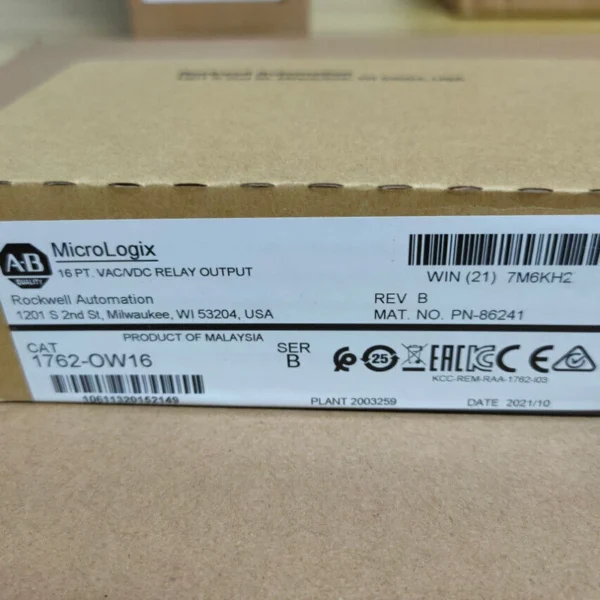 NEW Unopened AB1762-OW16  B MicroLogix PLC Output Module 1762OW16